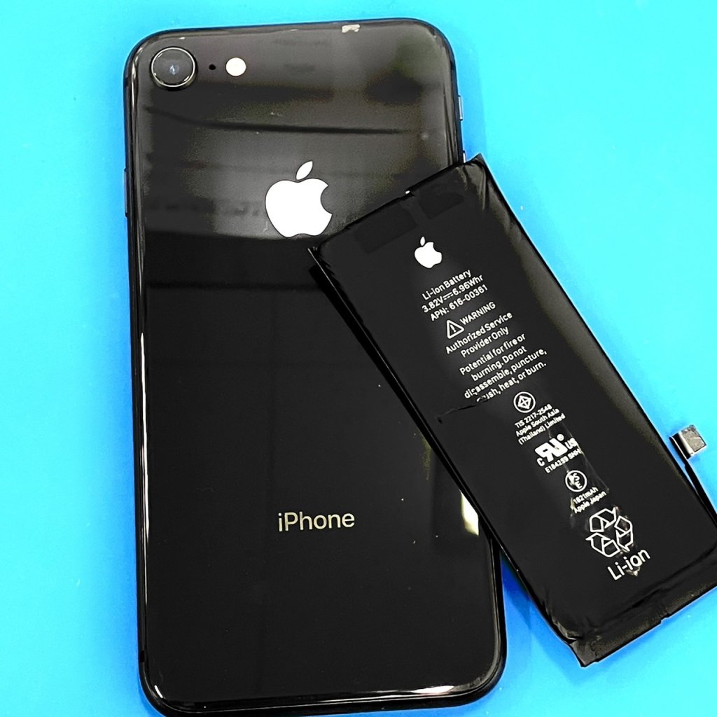 iPhone8バッテリー交換修理
