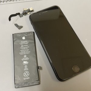 iPhoneSE2 バッテリー 近接センサー 交換 セルフ修理失敗端末修理