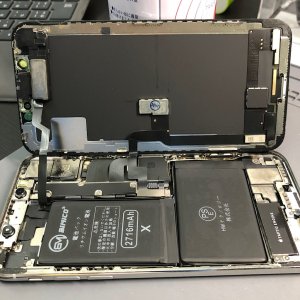 iPhoneX バッテリー交換