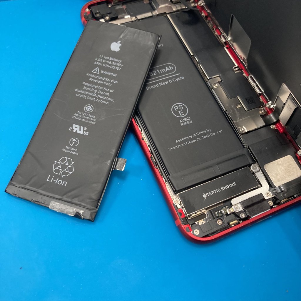 iPhone8 バッテリー交換