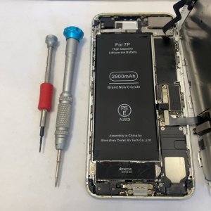 iPhone7Plus バッテリー交換