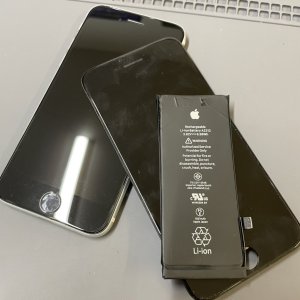 iPhoneSE2 液晶 パネル バッテリー セット交換