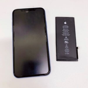 iPhoneXR　バッテリー交換