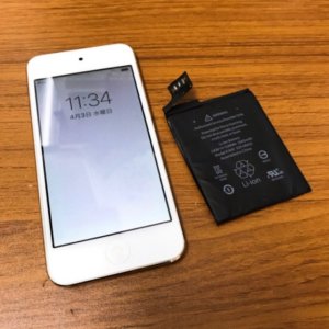 iPod Touch6 バッテリー交換