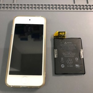 iPod touch 第七世代 バッテリー交換