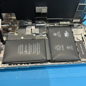 iPhoneX　バッテリー交換