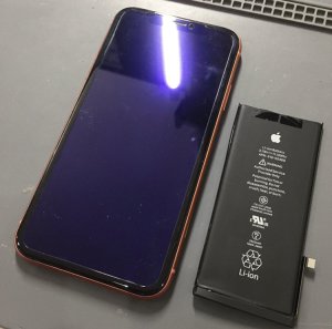 iPhoneXR バッテリー交換