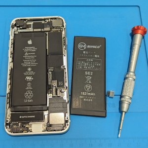 iPhoneSE2 バッテリー交換修理
