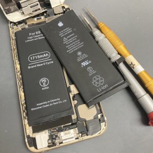 iPhone6S バッテリー 交換修理 即日 早い 安い データ消えない 十勝 帯広