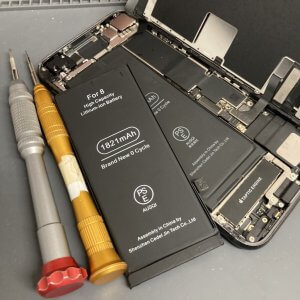 iPhone8 バッテリー交換修理 即日 早い