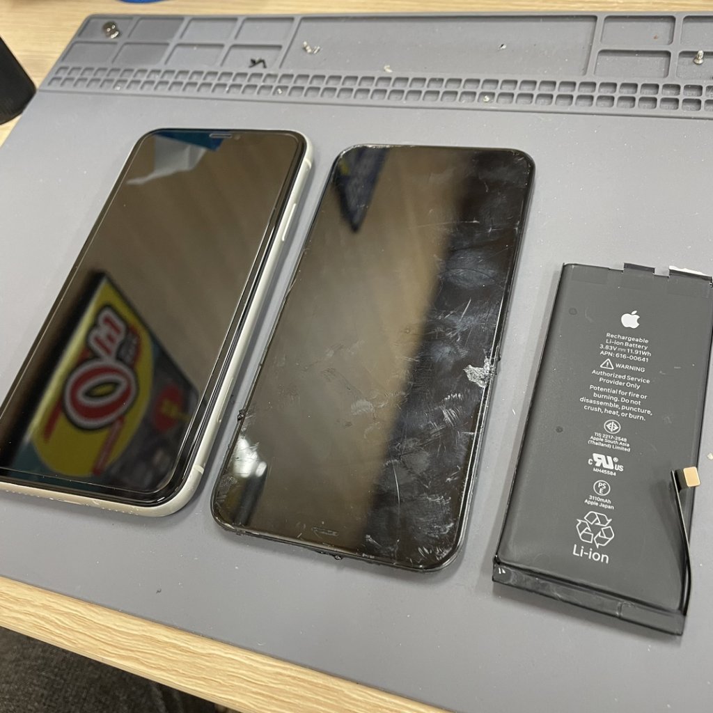 iPhone11 ガラス交換 バッテリー交換 永久強化ガラスのご登録