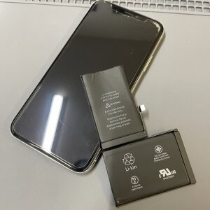 iPhoneX バッテリー交換