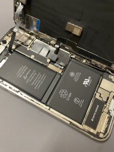 iPhoneX　バッテリー交換
