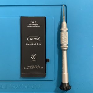 iPhone8 バッテリー交換