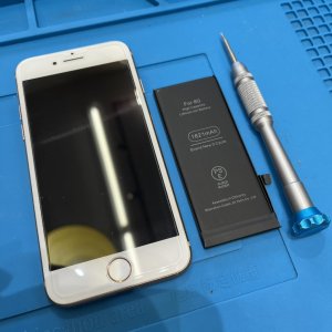 iPhone8 バッテリー交換