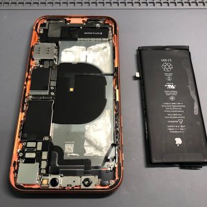 iPhoneXR 最大容量低下 バッテリー交換