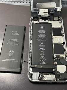 iPhone6 バッテリー交換