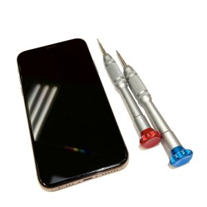 iPhoneXS バッテリー交換 強化ガラス張り替え