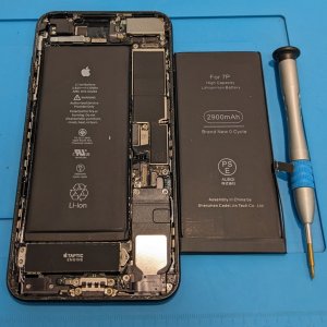 iPhone7Plus バッテリー交換