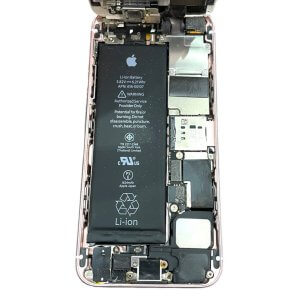 iPhoneSE バッテリー交換