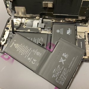 iPhoneX　バッテリー交換