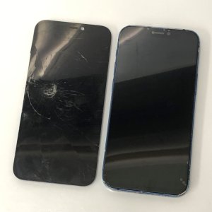 【iPhone12mini パネル交換】パネルが割れてお困りの時はご相談ください！およそ20分で修理完了致しました!!｜前橋市新前橋町