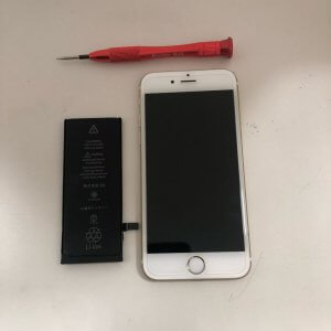 iPhone6s バッテリー交換