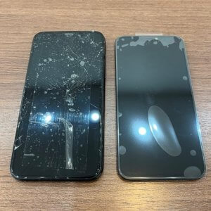 iPhone11Proの修理 ガラス割れパネル交換｜川口市飯塚