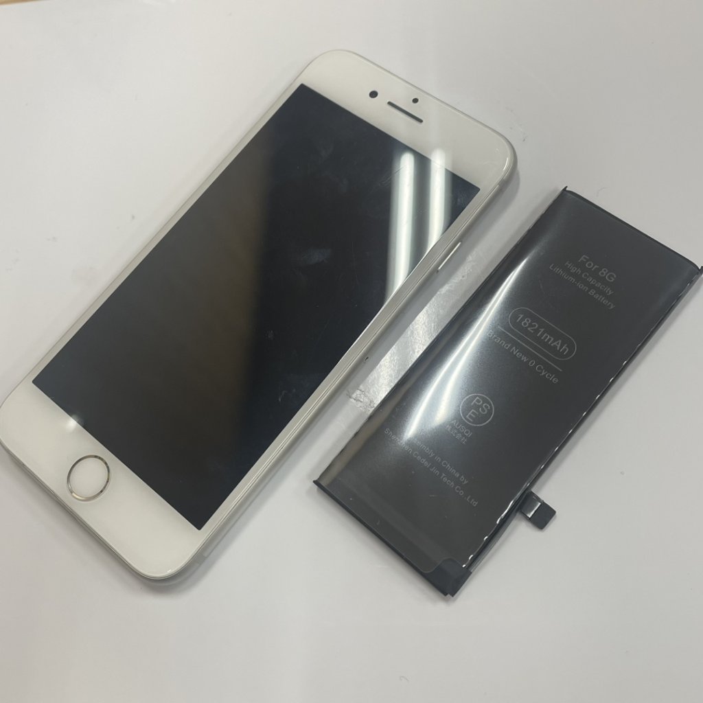 iPhone8 バッテリー交換