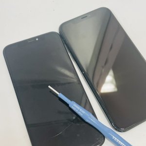 iPhoneX　フロントパネル交換修理