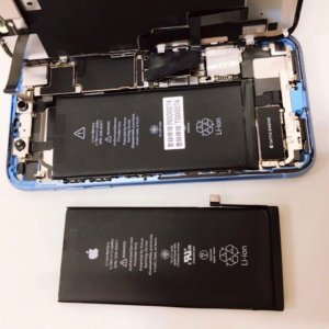 iPhoneXR発熱 バッテリー交換