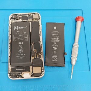 iPhoneSE2 バッテリー交換