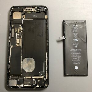 iPhone 最大容量53% バッテリー交換