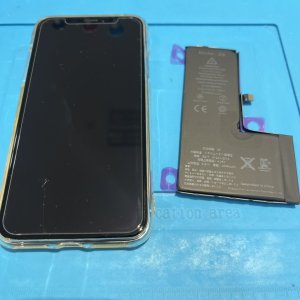 iPhoneXS バッテリー交換