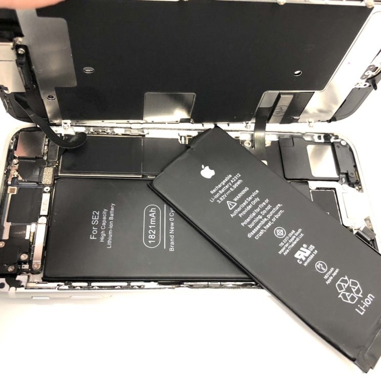 iPhoneSE2 バッテリー交換修理