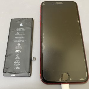 iPhoneSE2　バッテリー交換