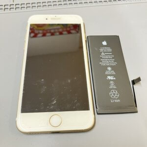 iPhone7 バッテリー交換
