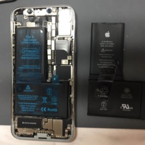 iPhone X バッテリー交換