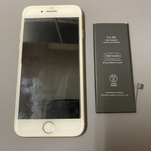iPhone8　バッテリー交換