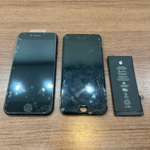 iPhoneSE2修理 液晶パネルとバッテリー交換｜川口市桜町