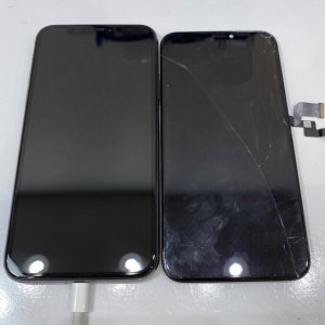 iPhoneX 画面割れ放置 タッチ不良 液晶交換 | 東京都町田市金森東