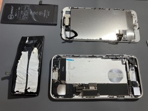 iPhone7バッテリー交換