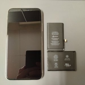 iPhoneX　バッテリー交換