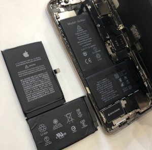 iPhoneXSMax バッテリー交換