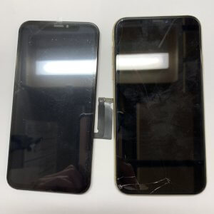 iPhoneXR フロントパネル交換