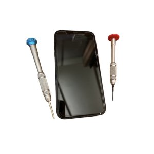 iPhoneX フロントパネル交換 強化ガラス貼り付け