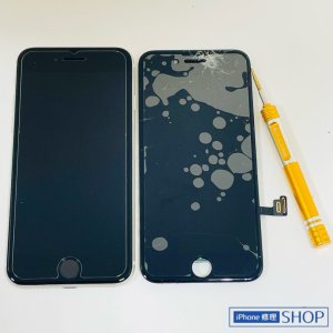 iPhoneSE3 フロントパネル交換修理 画面割れ