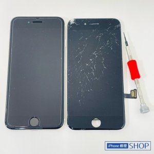iPhoneSE3 フロントパネル交換修理 画面 液晶 不良 割れ