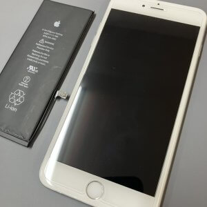 iPhone6+ バッテリー交換