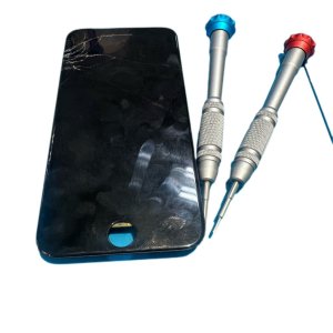 タッチ操作が利かないiPhoneSE2　液晶交換